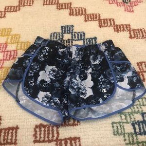 ONLY WORN ONCE! Rose printed athletic shorts!